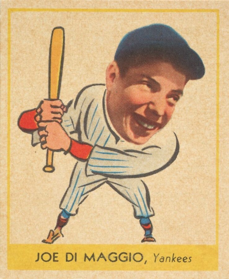 joe dimaggio 1939 goudey baseball card