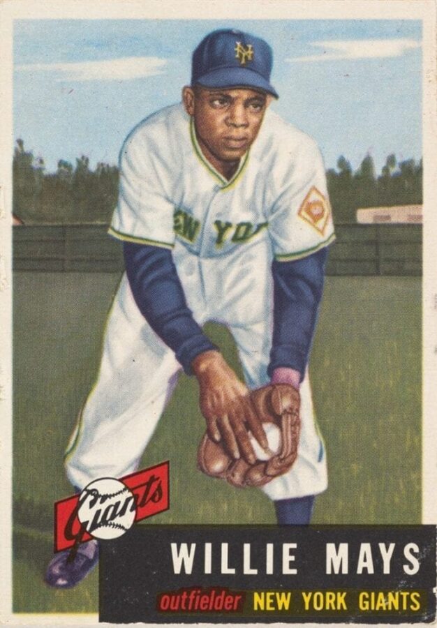 1953 topps willie mays 