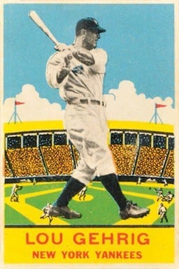 1933 DeLong Lou Gehrig