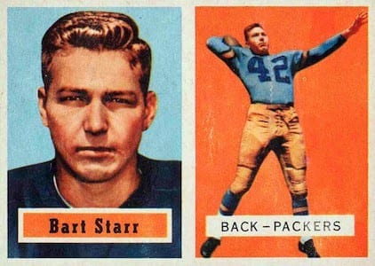 1957 Topps Bart Starr Football Cards
