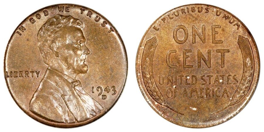 1943 Copper Wheat Penny