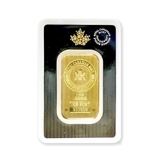 1 oz gold bar royal Canadian mint