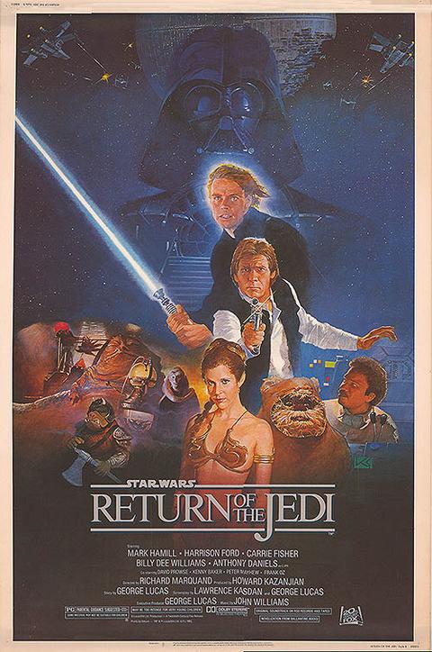 return of the jedi movie poster for sale star wars