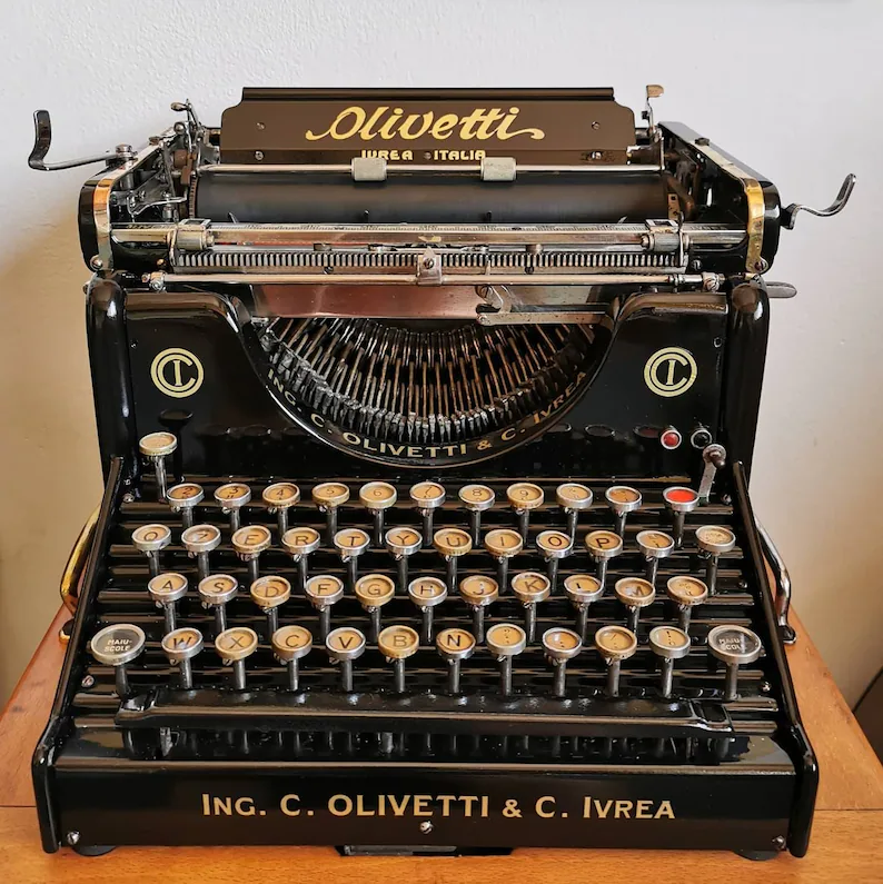 1916 olivetti m1 vintage typewriter
