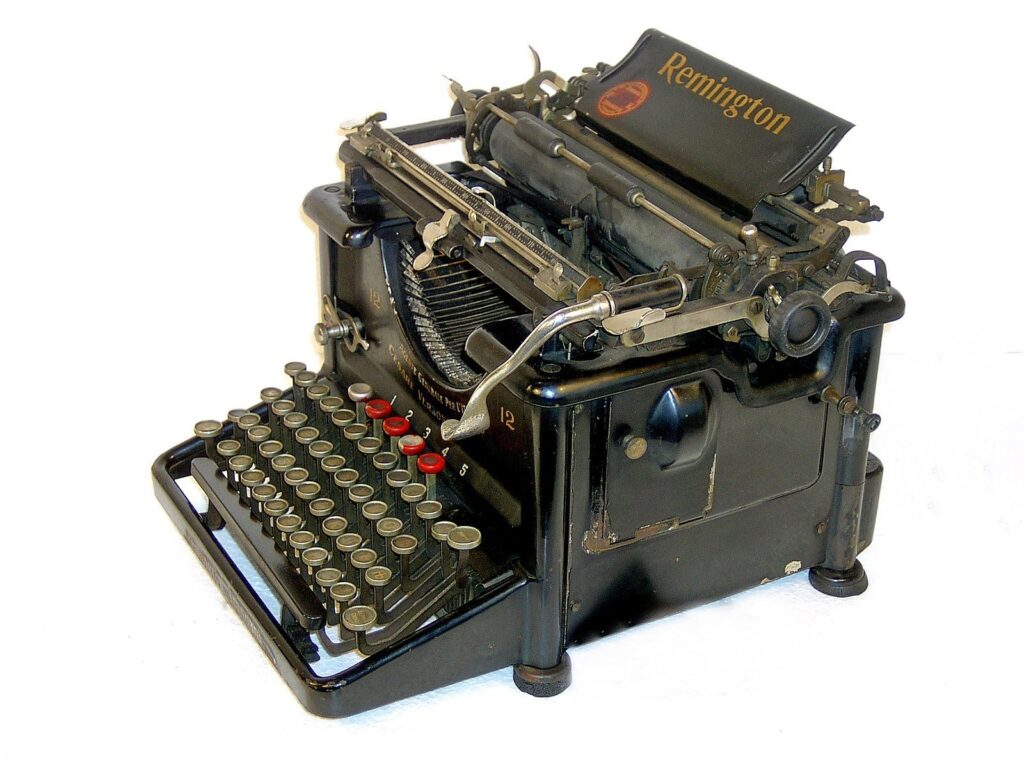 remington antique typewriter