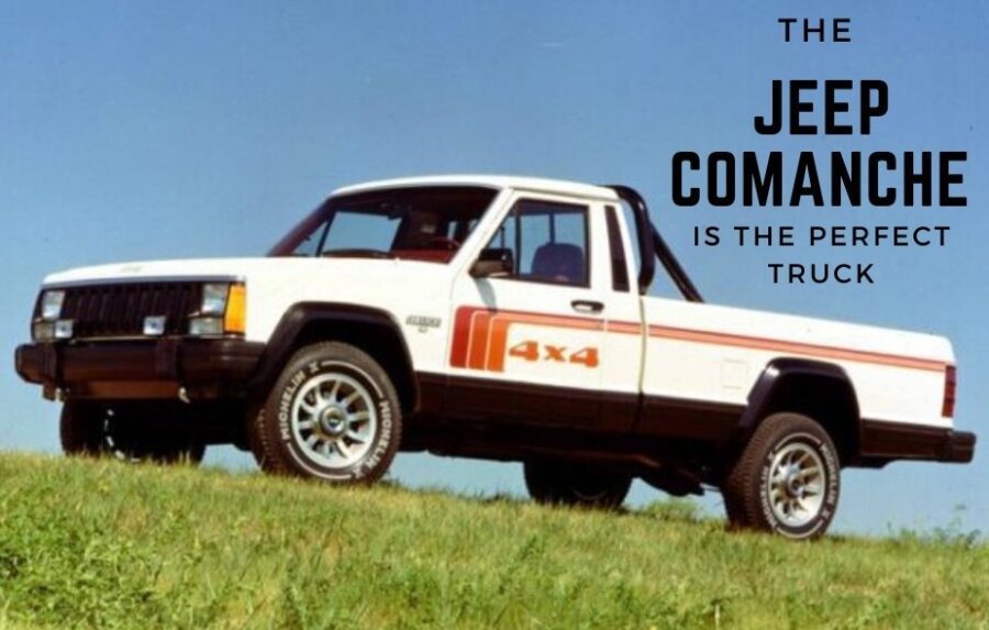 Classic Vintage Advertisement Ad D24 Space Look 1986 Jeep Comanche