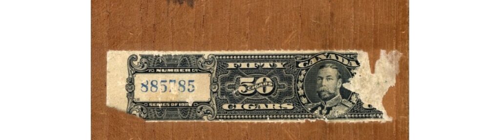 cigar box stamps