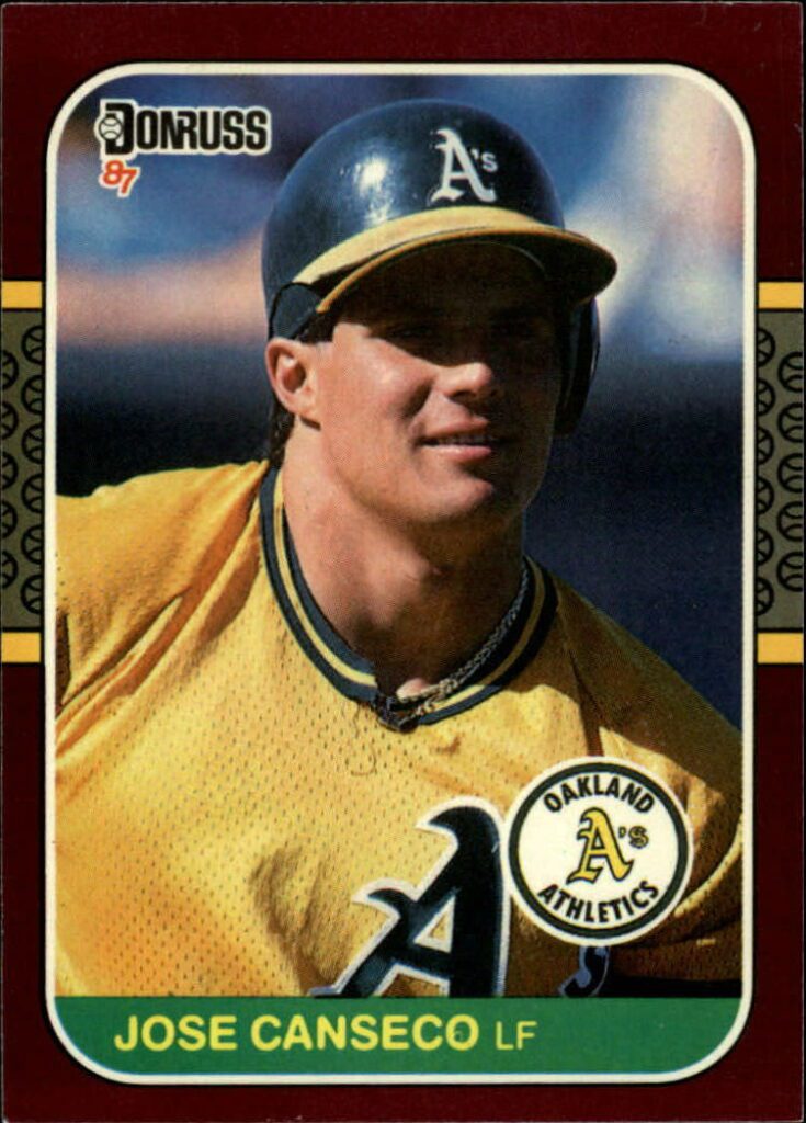 1987 canseco donruss opening day