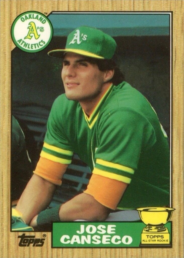 jose canseco topps traded tiffany