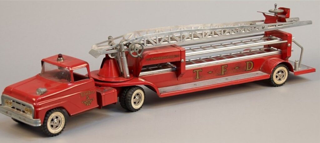 tonka fire department aerial ladder truck
