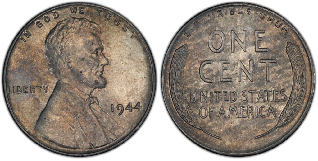 1944 steel penny pcgs