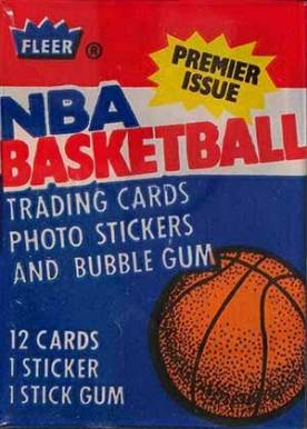 1986 fleer basketball pack