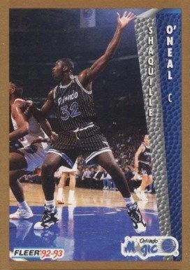 1992 Fleer Shaquille O'Neal Rookie Card #401