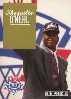 1992 SkyBox Draft Picks Shaq ONeal Rookie Card
