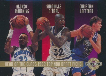 1992 SkyBox Head of the Class Shaq Basketball Card