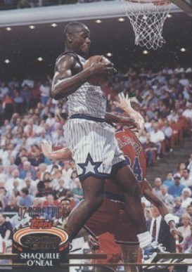 1992 Stadium Club Shaq O'Neal Basketball Rookie Card #247