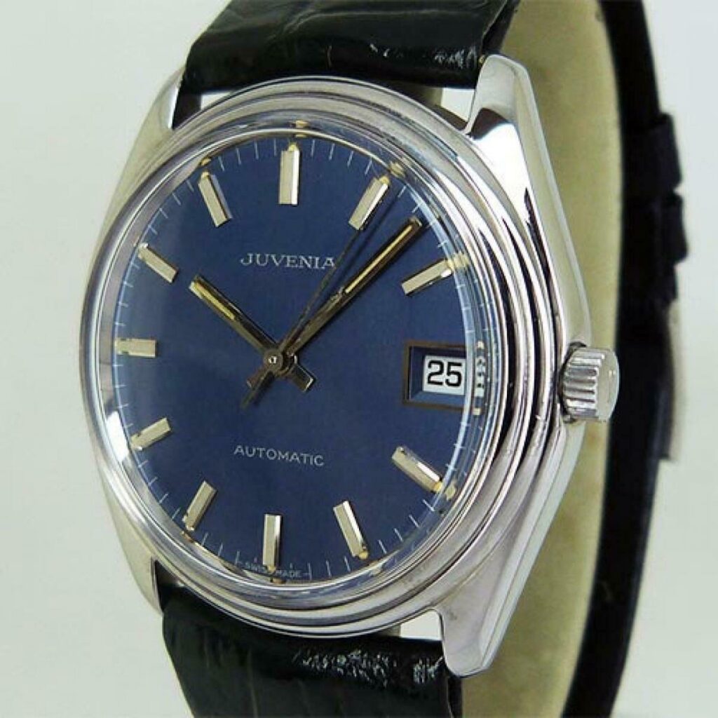 Juvenia Stainless Steel Automatic Watch, $900