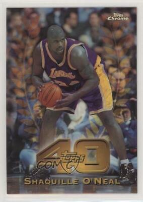 1997-1998 Shaquille O'Neal Topps Chrome Refractor