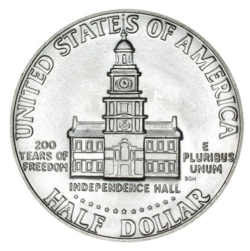 1776 to 1976 Half Dollar values