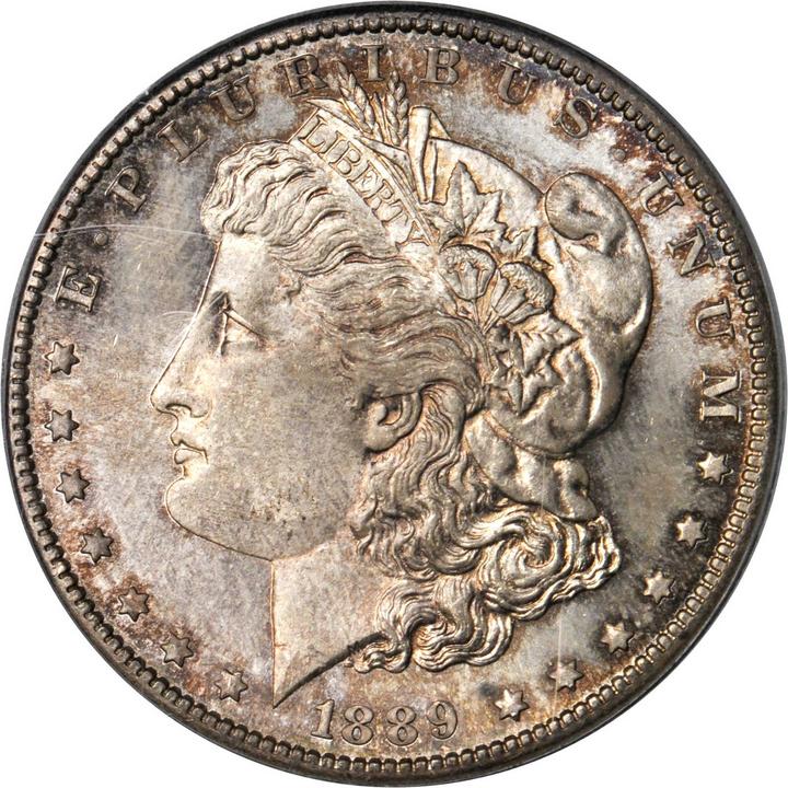1889-CC Morgan Dollar, MS-68