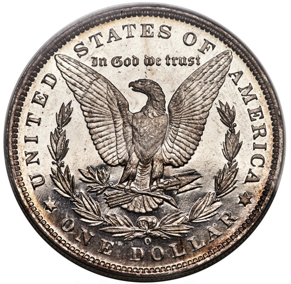 1889-O Morgan Dollar, MS65