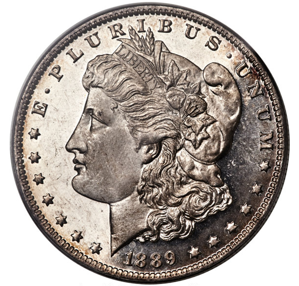 1889-O Morgan Dollar, MS65
