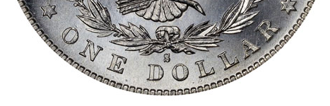 silver dollar S mint mark