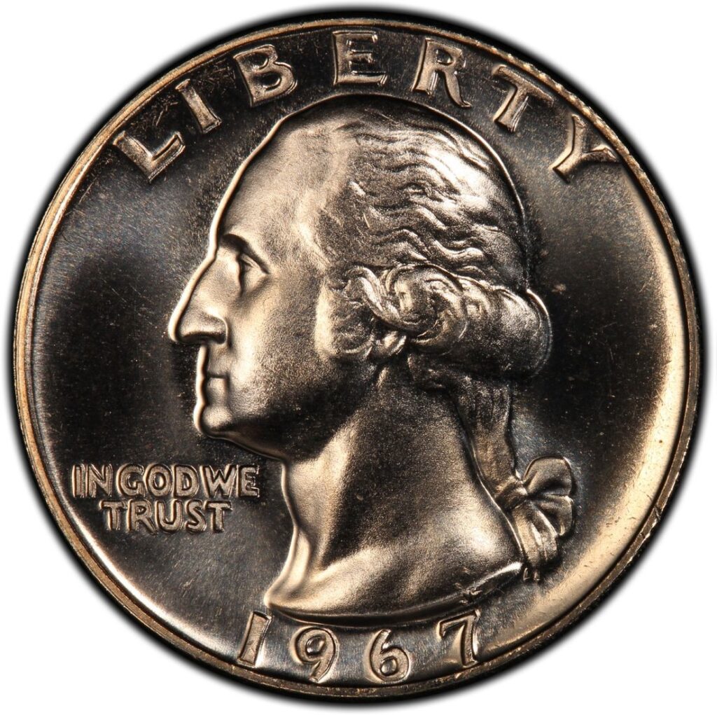 The front of the 1967 Quarter