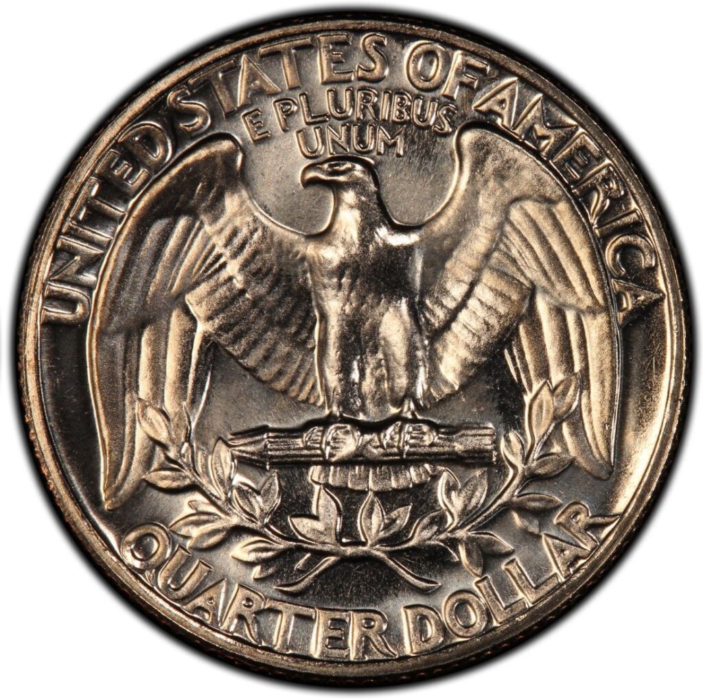 The reverse of the 1967 Quarter
