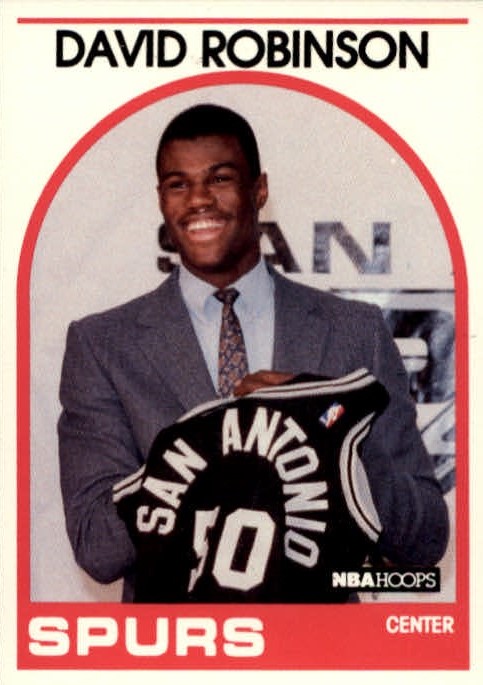 1989-90 Hoops David Robinson Rookie Card