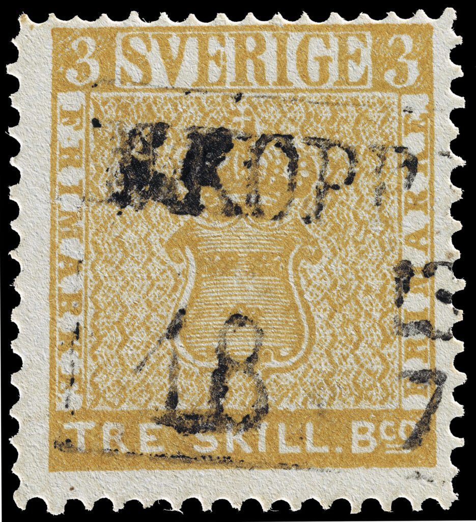 Treskilling Yellow rare german stamps