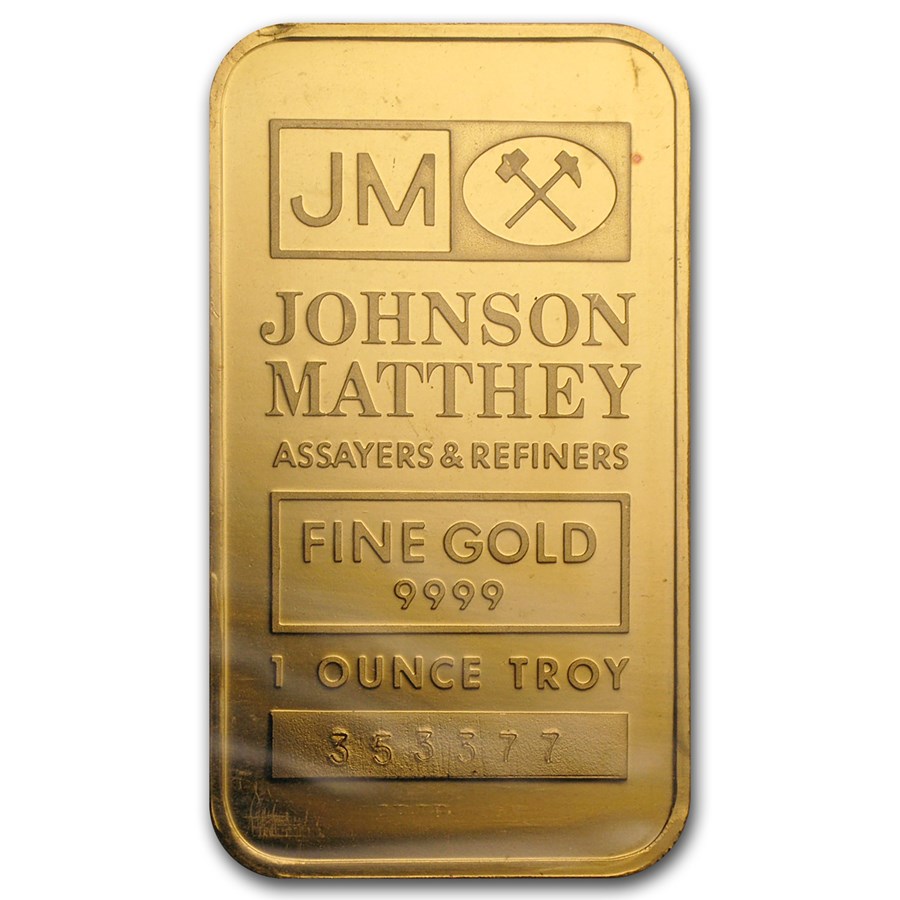 The 1 Oz Johnson Matthey Gold Bar