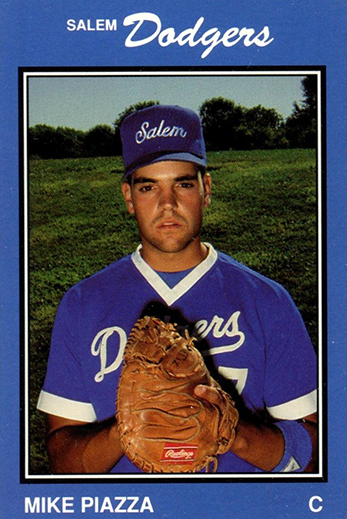 1989 Salem Dodgers Mike Piazza #25