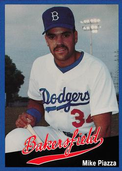 1991 Cal League Bakersfield Dodgers #7 Mike Piazza
