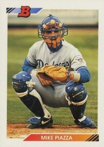 1992 Bowman Mike Piazza Rookie Card #461