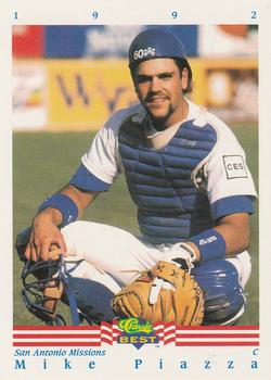 1992 Classic Best #345 Mike Piazza rookie card