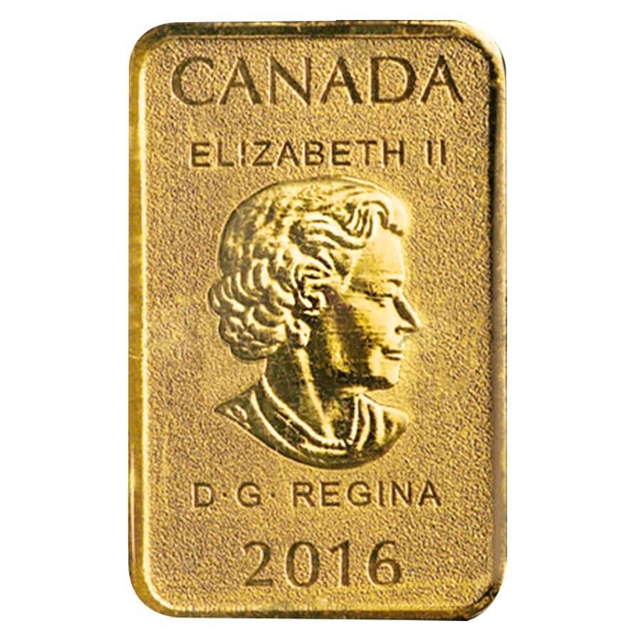 The Royal Canadian Mint's 99.99% Pure Gold Bullion Legal Tender Bar