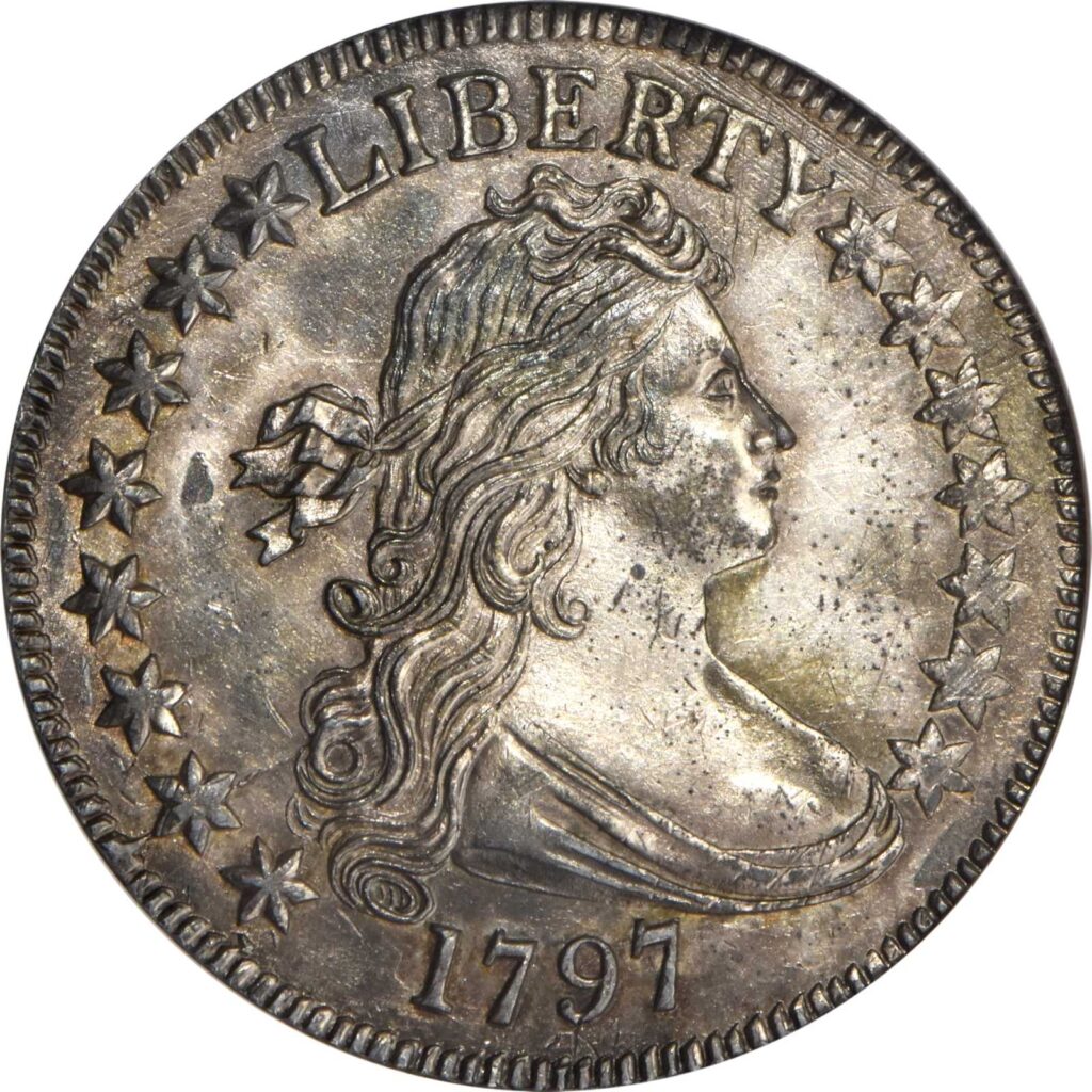 1797 draped bust half dollar