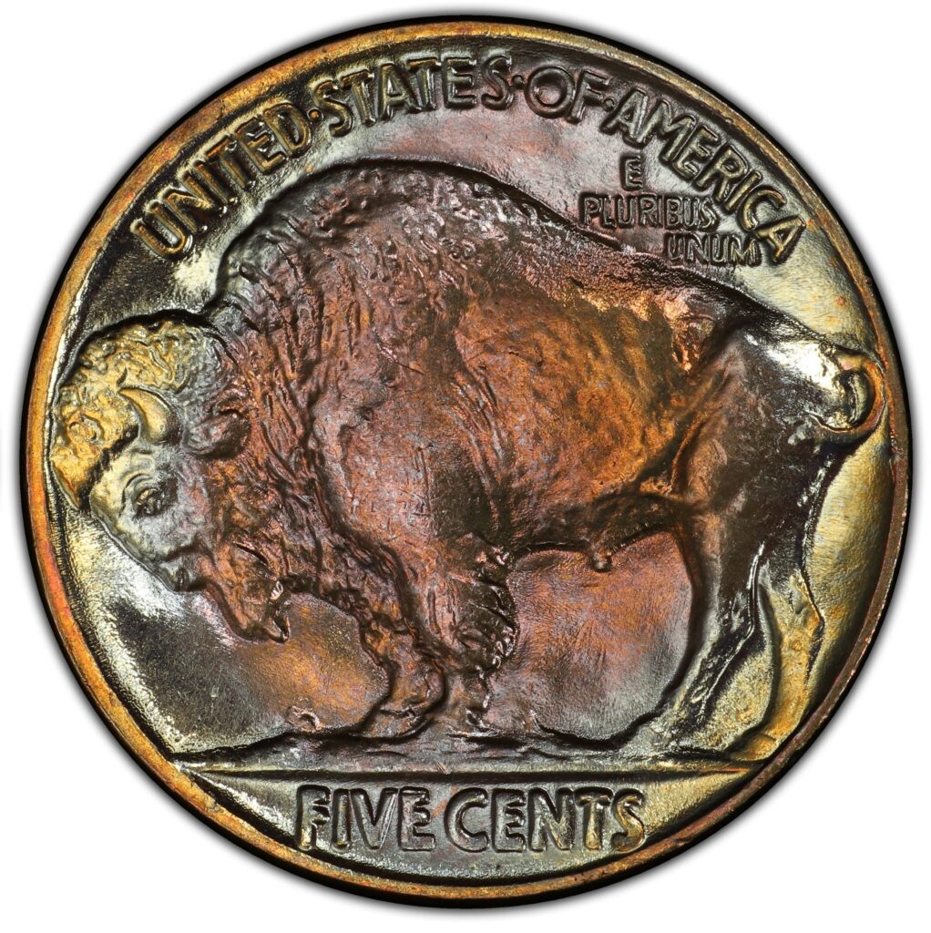 1936 Buffalo Nickel Reverse coin