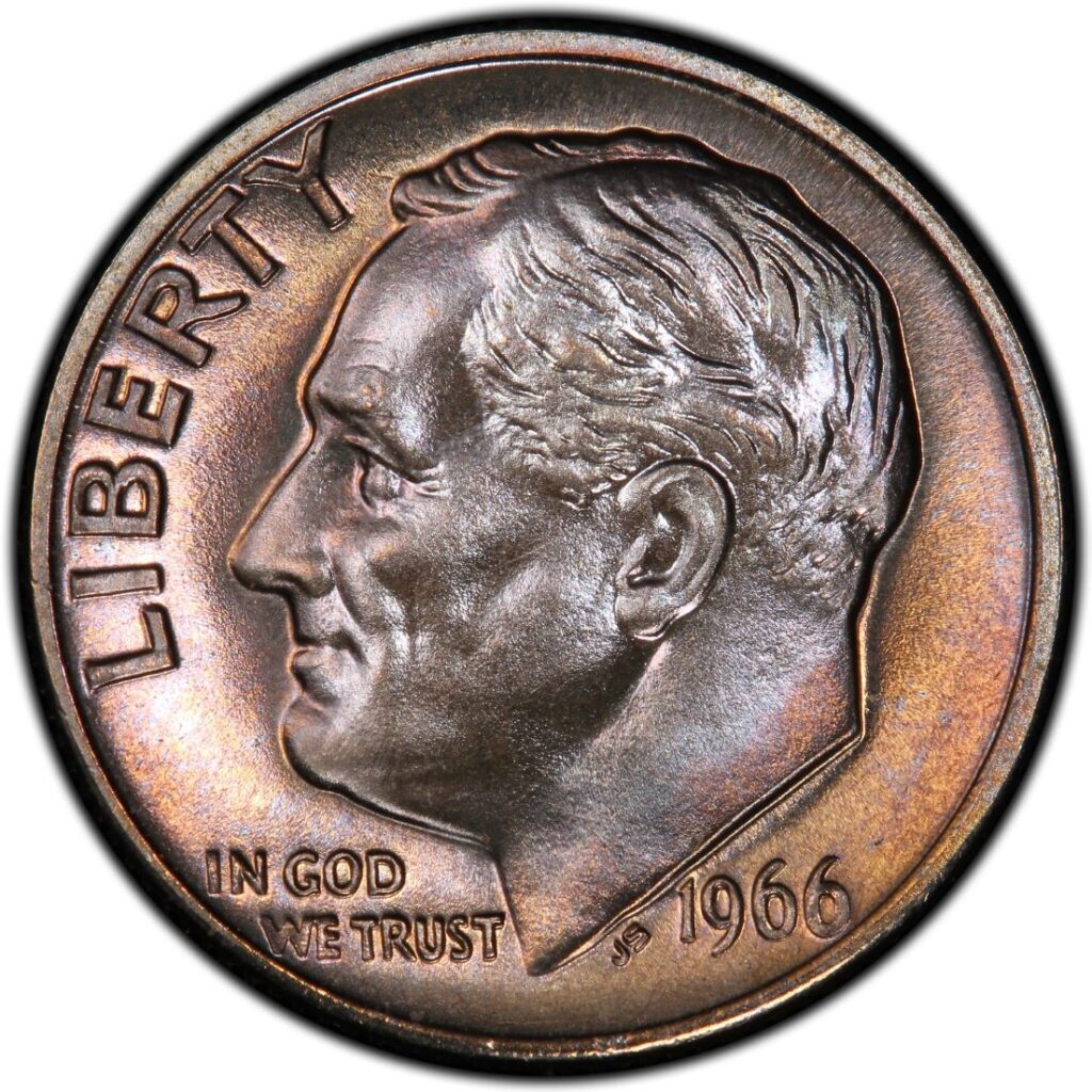 1966 special mint set dime