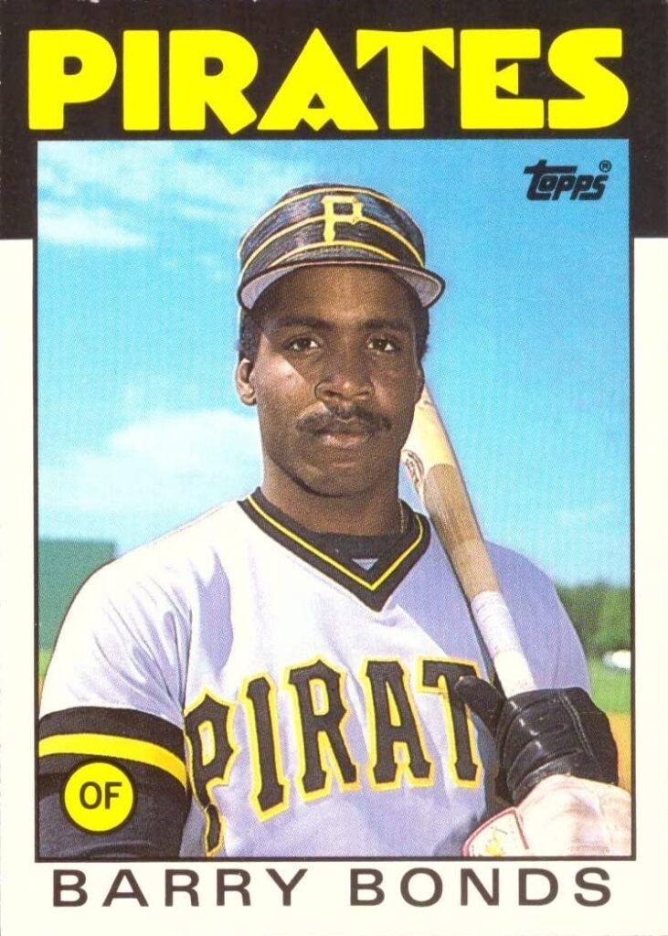 1986 Barry Bonds Topps Traded Rookie Card