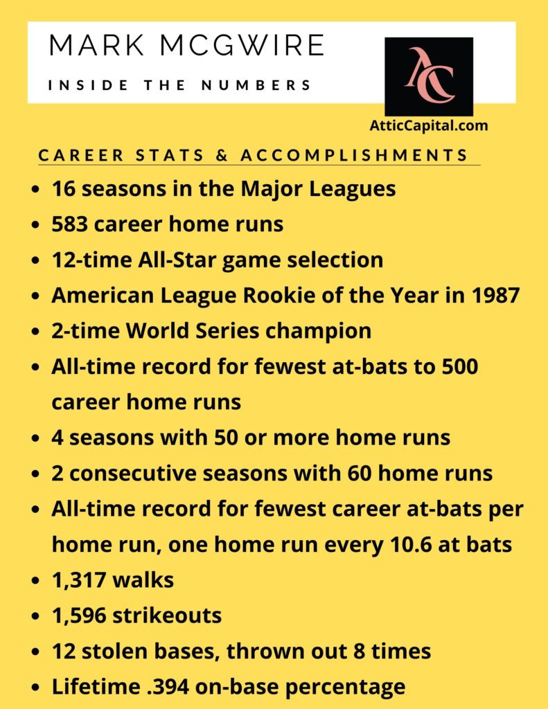 mark mcgwire career stats